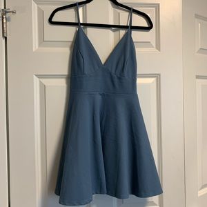 Blue Skater Dress